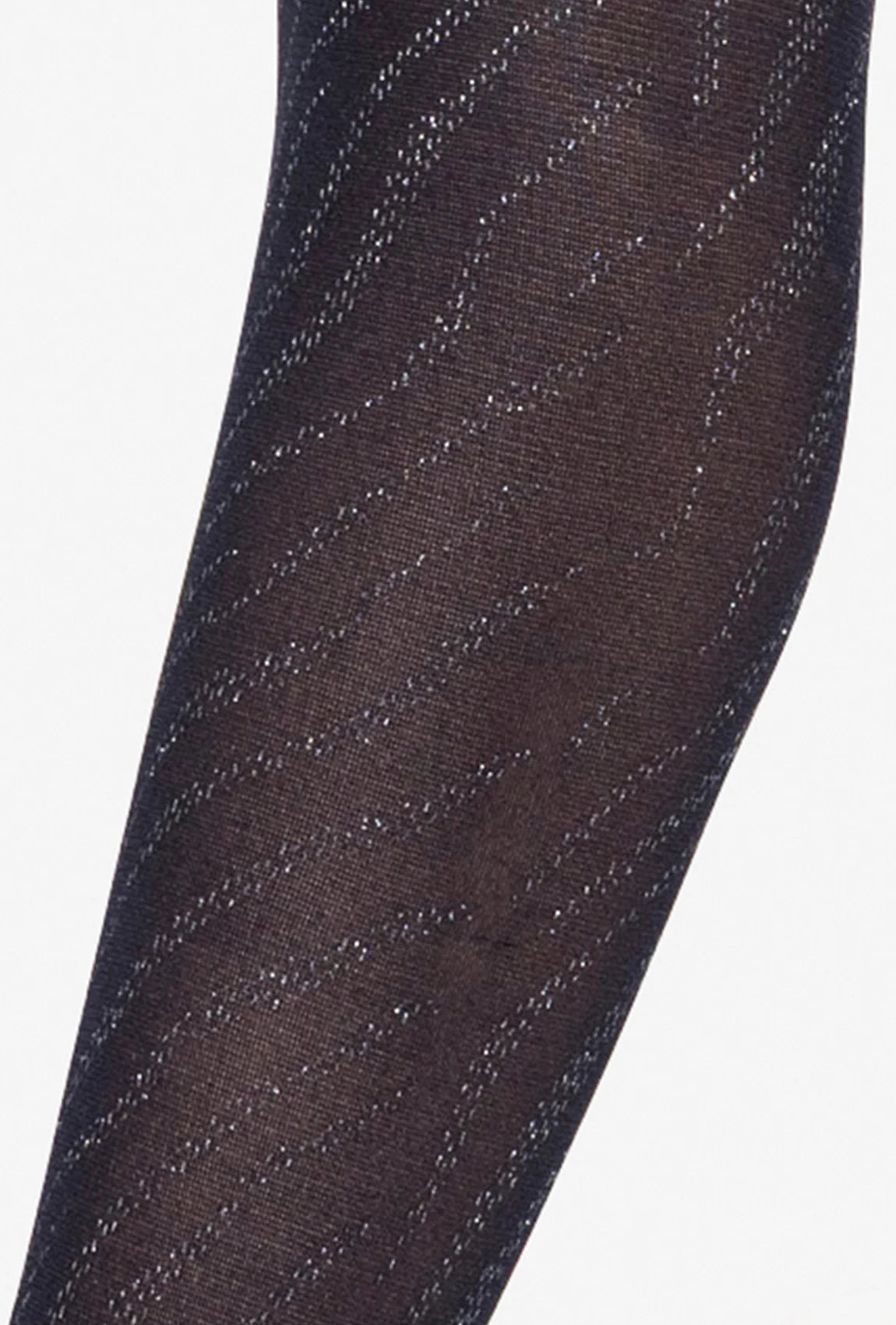 Granatowe rajstopy z połyskiem Silver Gloss 02 - Gatta