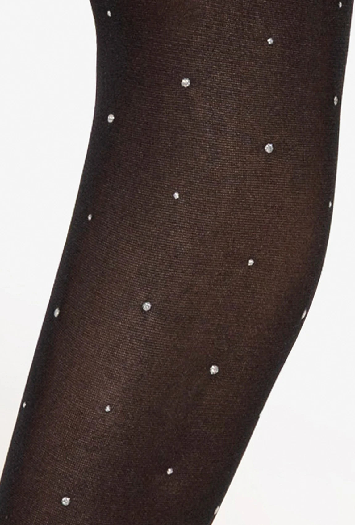 Rajstopy z błyszczącymi kropkami Silver Gloss 04 - Gatta