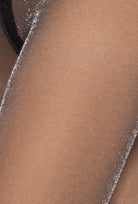 Błyszczące rajstopy Silver party 17