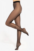 Połyskujące rajstopy Silver party 18