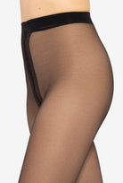 Czarne rajstopy Silver party 19