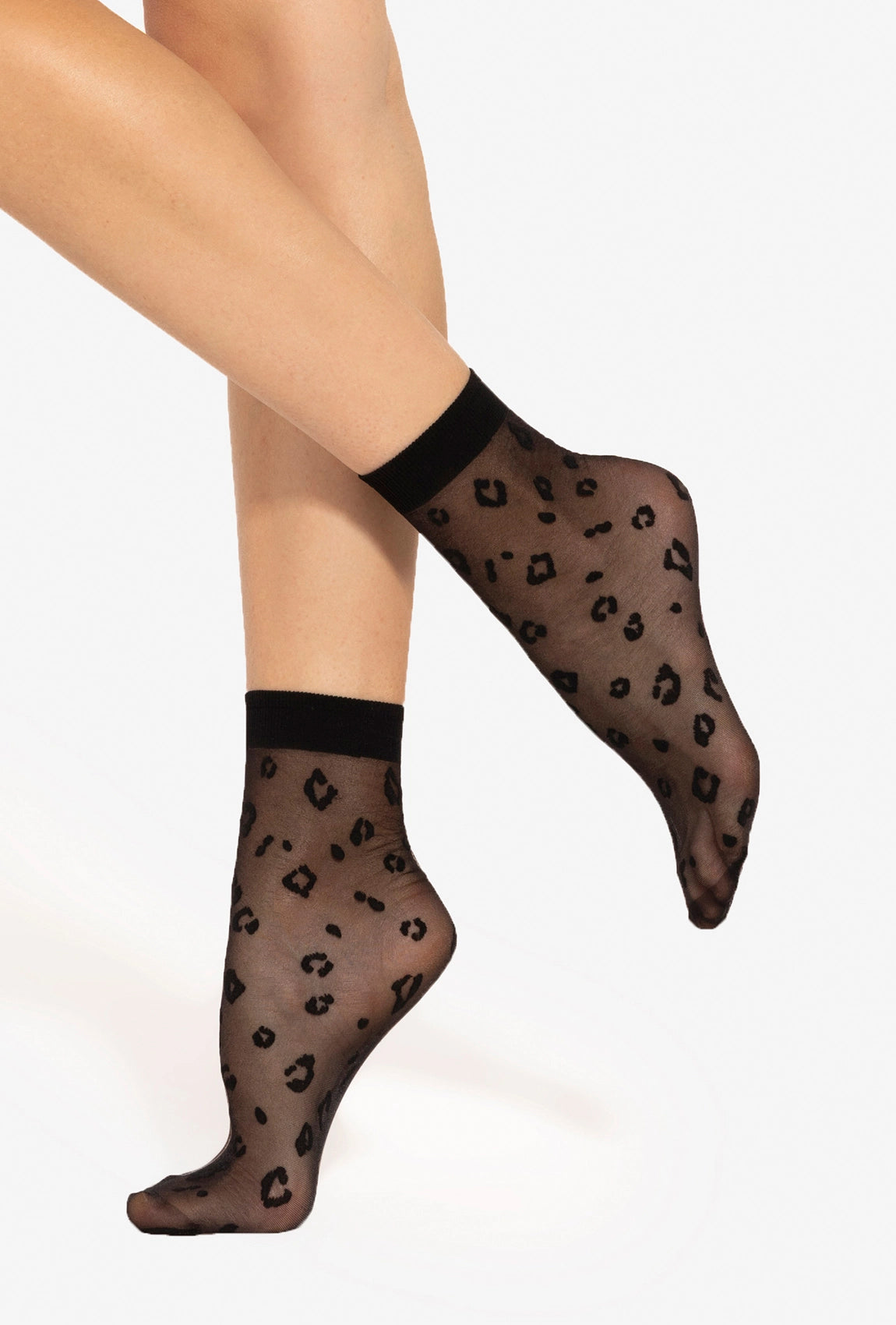 Czarne skarpetki w cętki Trendy 28 - Gatta
