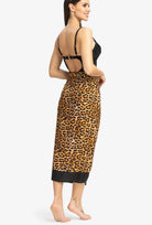 Spódnica plażowa w panterkowy print