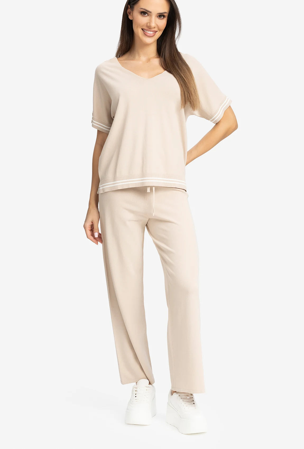 Spodnie z wiskozy Elegance - Gatta