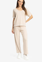 Spodnie z wiskozy Elegance