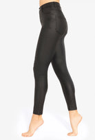 Woskowane spodnie Glam shine