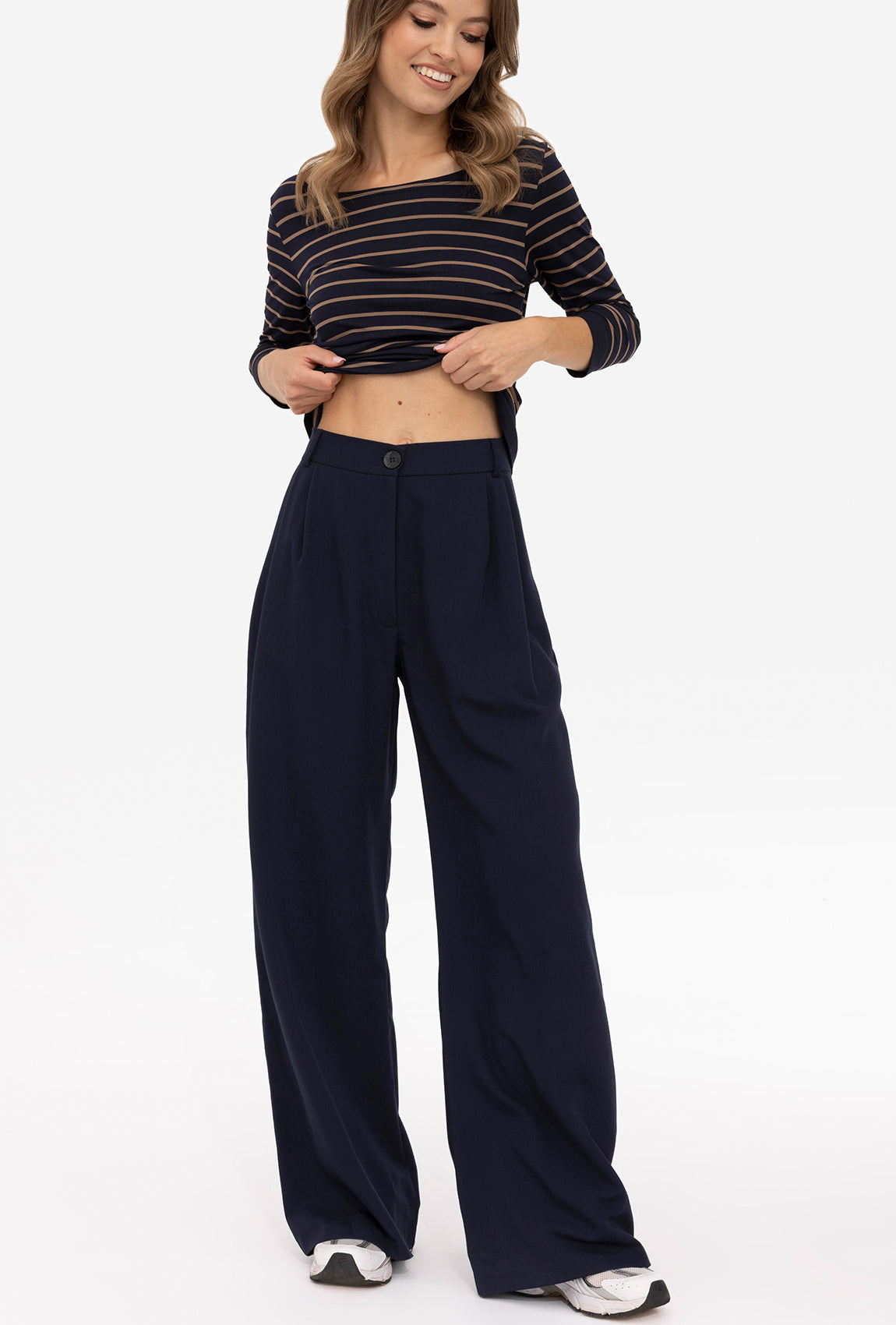 Spodnie z szeroką nogawką Katia 01 - Gatta