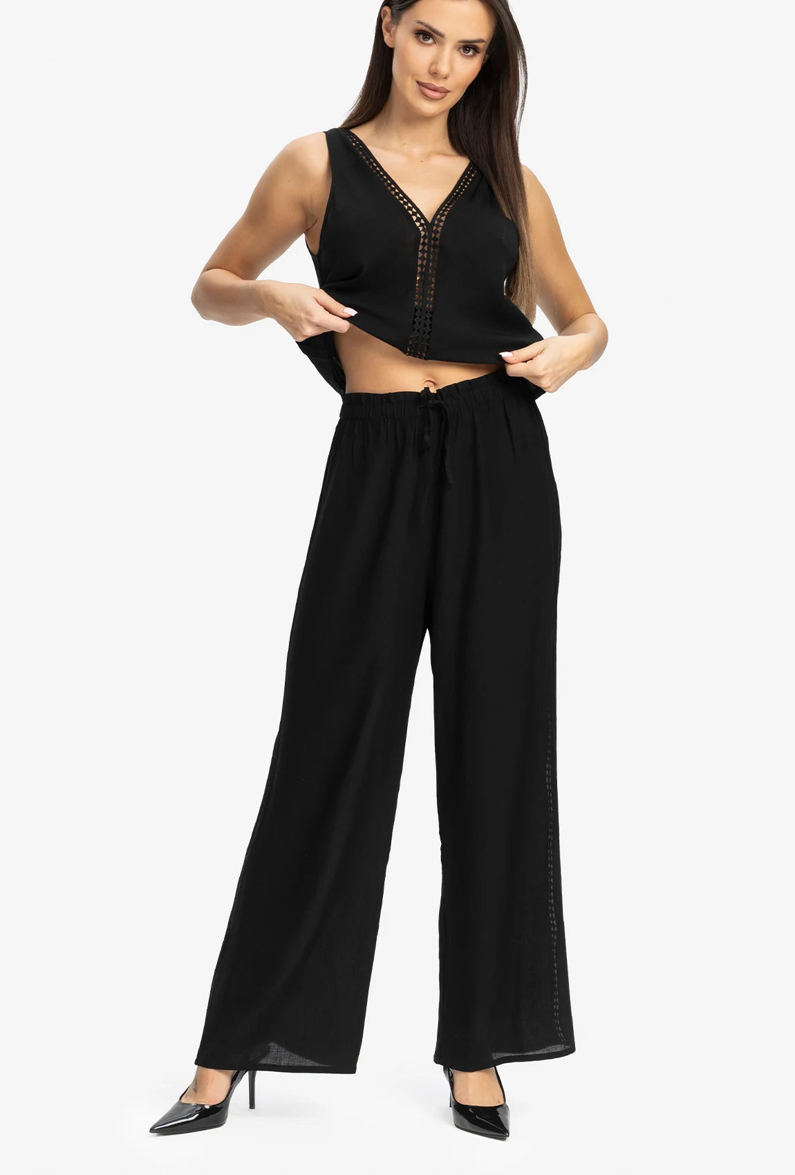 Czarne spodnie Monaco - Gatta