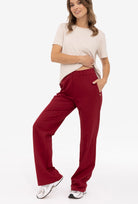 Bordowe spodnie Rosa