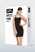 Dopasowana sukienka na ramiączkach Fami
