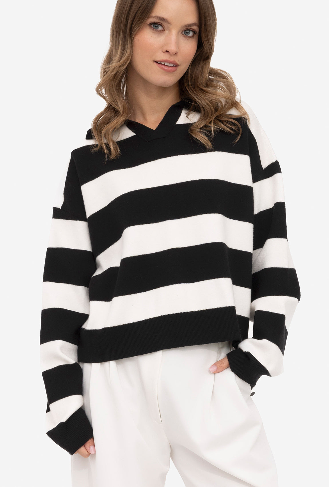 Sweter w paski Polo - Gatta