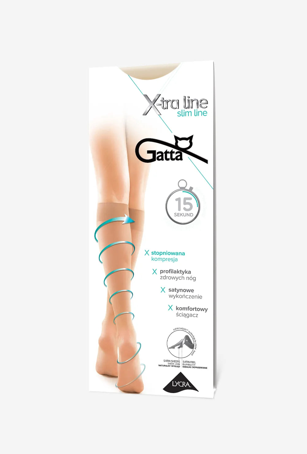 Podkolanówki wyszczuplające Slim Line - Gatta