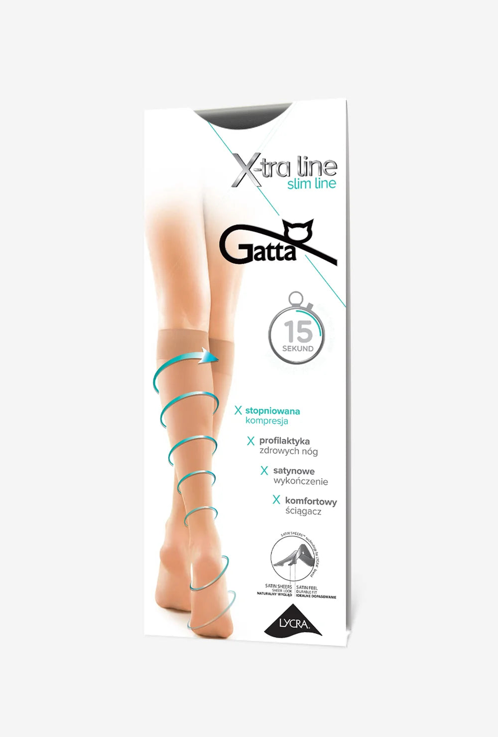 Podkolanówki wyszczuplające Slim Line - Gatta