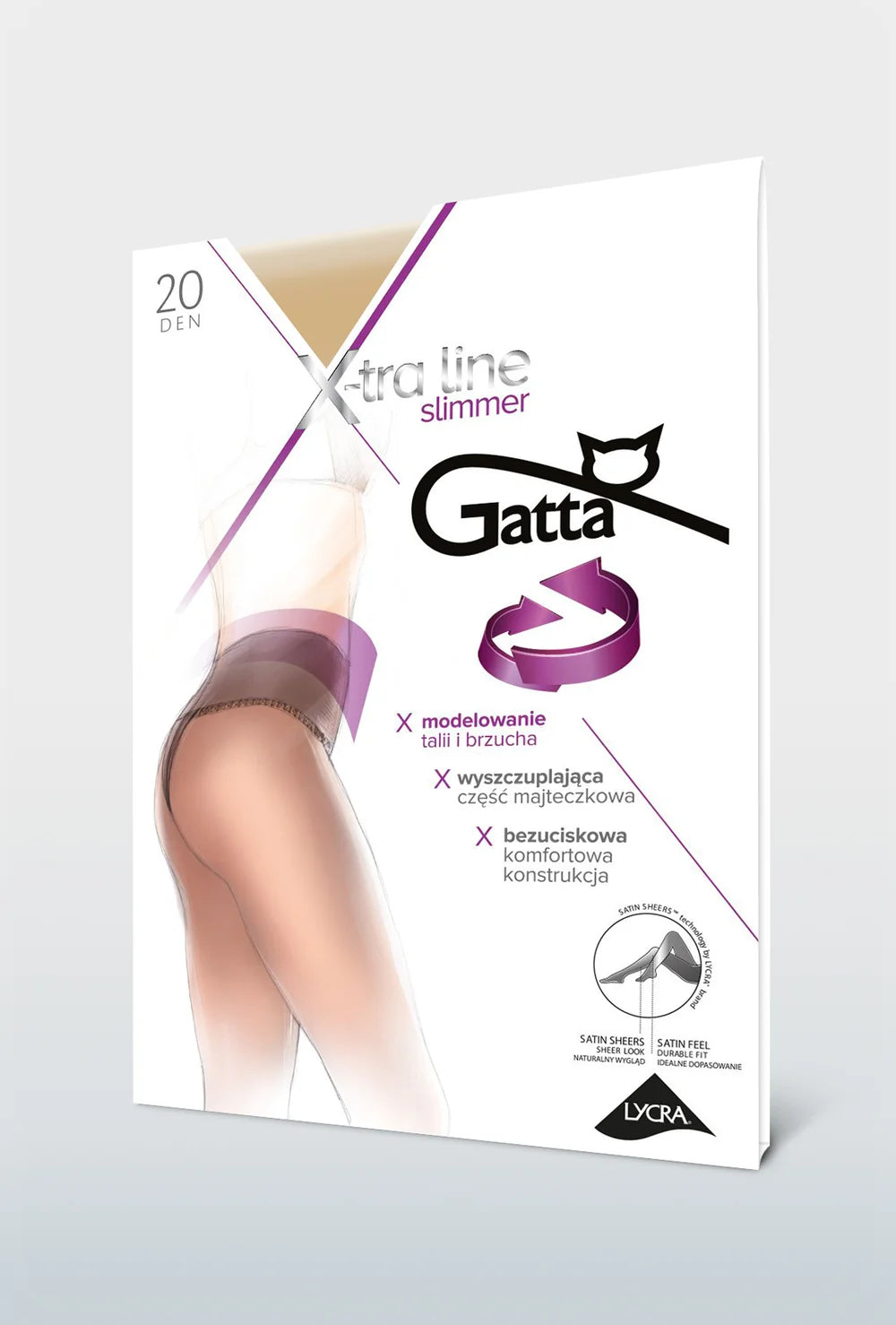 Rajstopy wyszczuplające Slimmer 20 den - Gatta