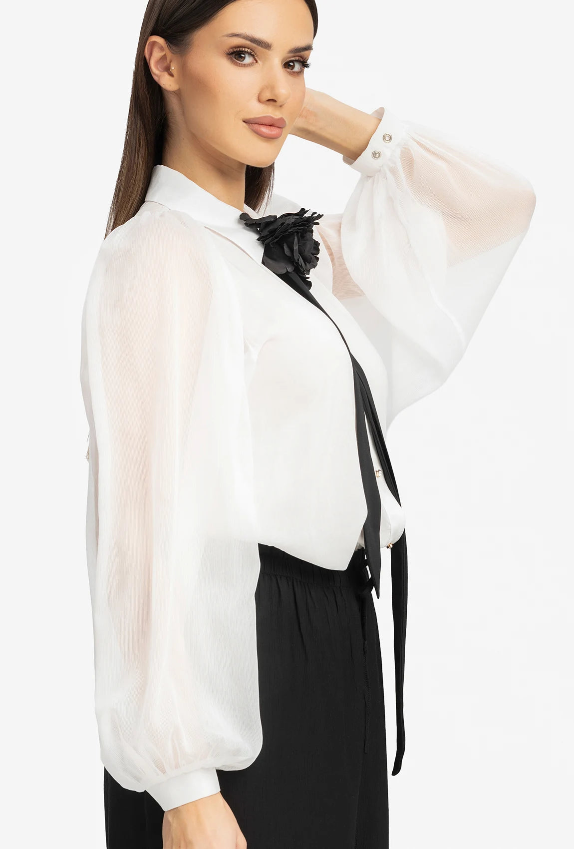 Wstążka z kwiatem Deco - Gatta