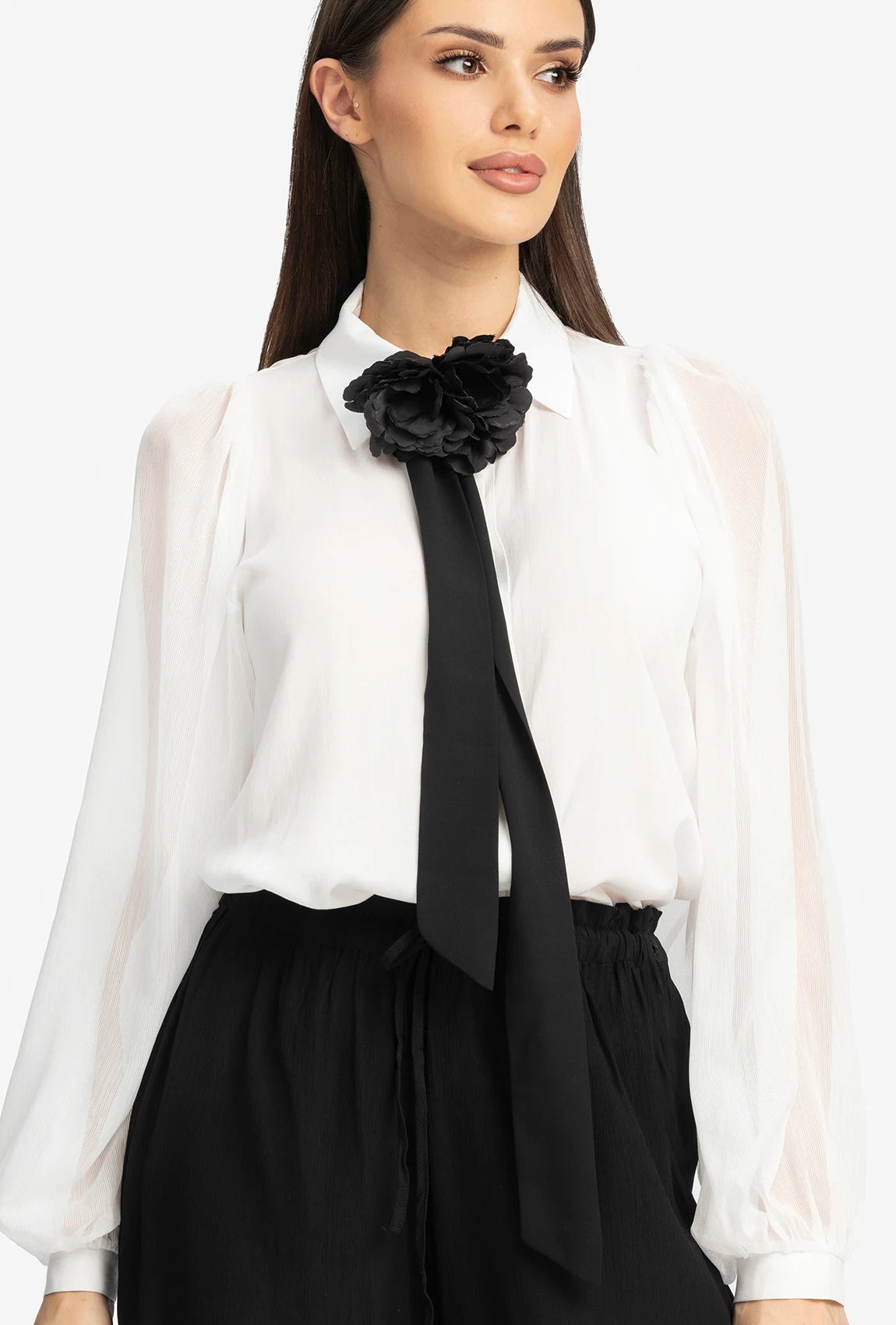 Wstążka z kwiatem Deco - Gatta