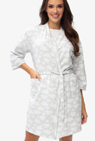 Bawełniany szlafrok damski Clouds