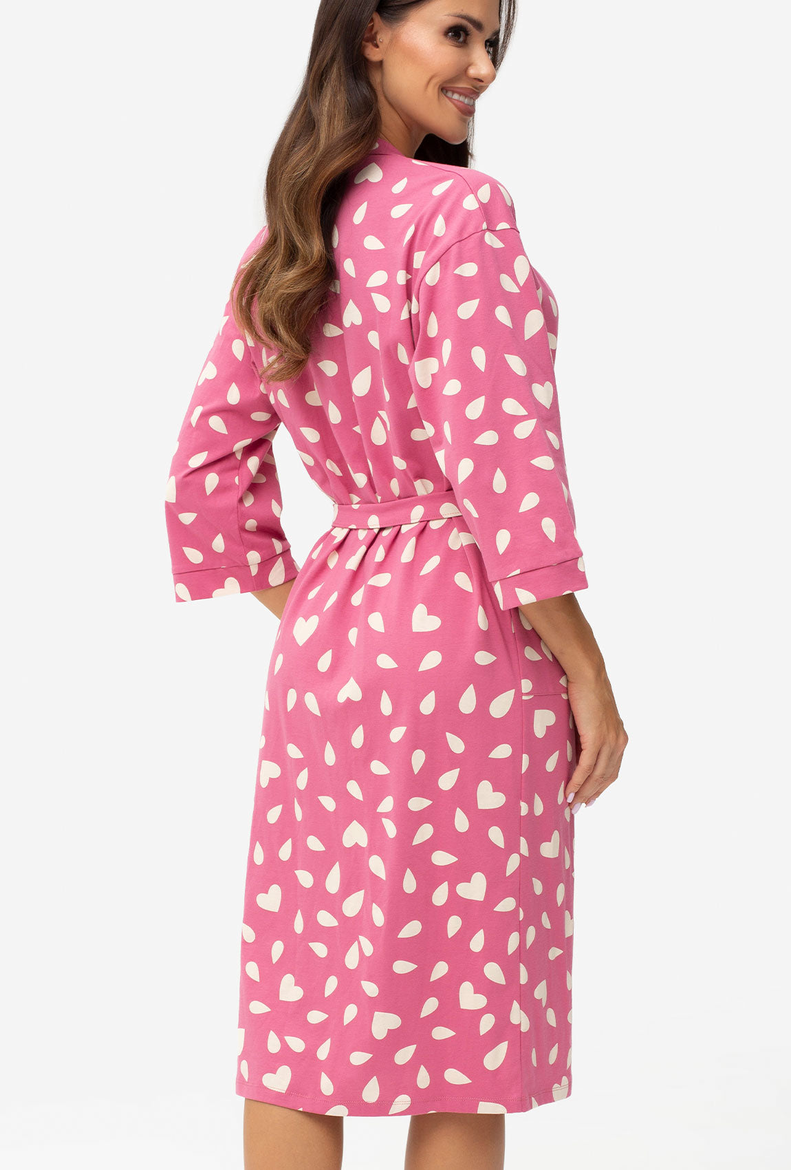 Bawełniany szlafrok damski Gerbera - Gatta