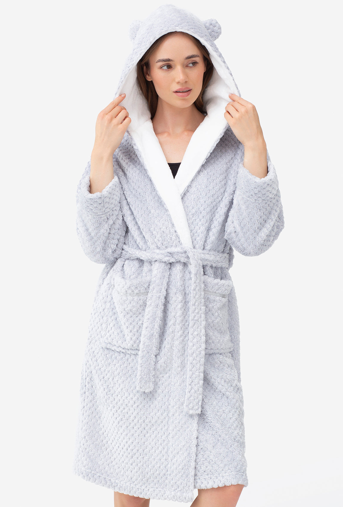 Pluszowy szlafrok Seal