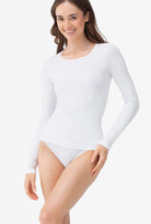 Dopasowana bluzka z długim rękawem T-shirt L