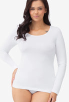 Dopasowana bluzka z długim rękawem T-shirt L