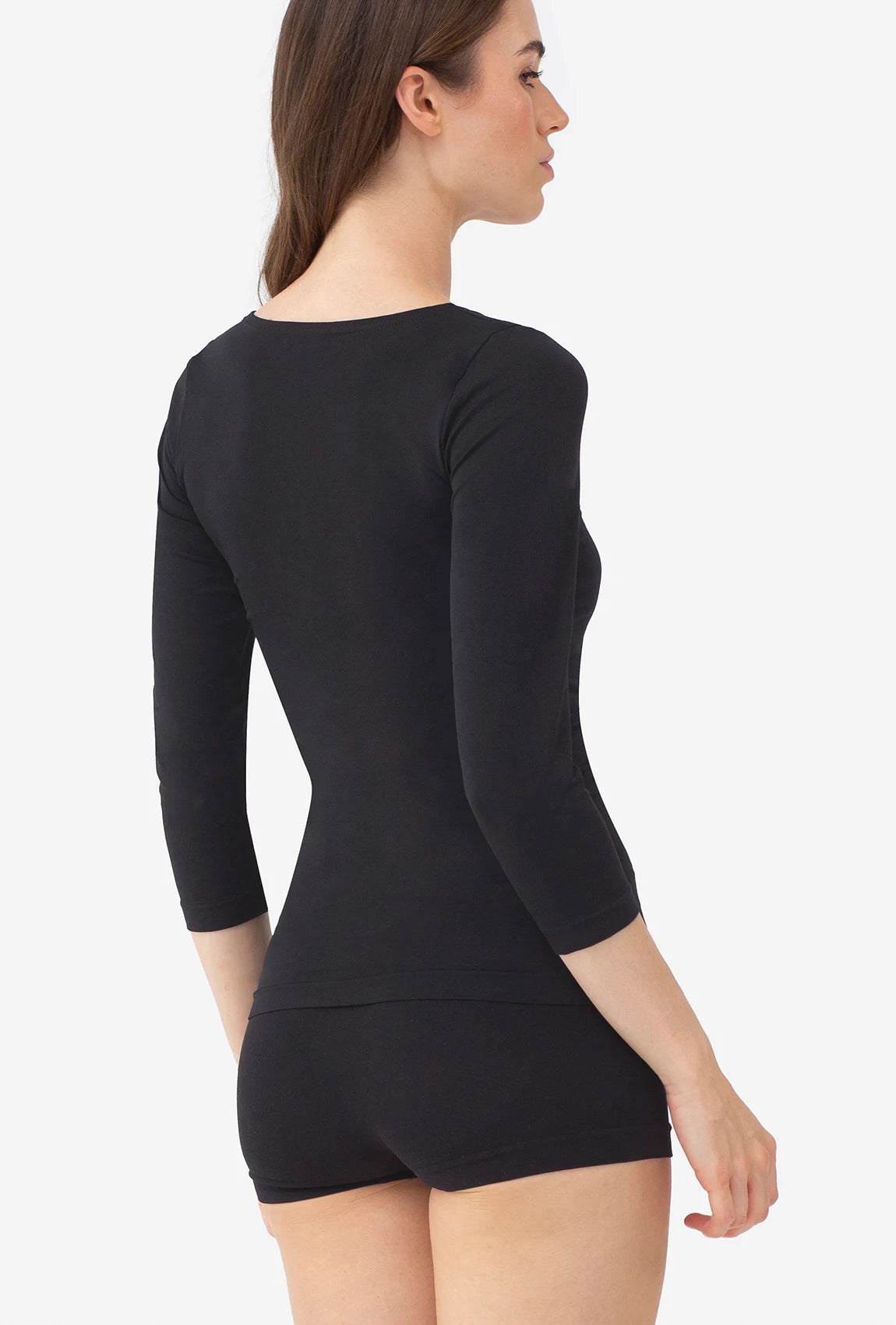 Dopasowana bluzka z rękawem 3/4 T-shirt Perfect - Gatta