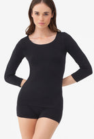 Dopasowana bluzka z rękawem 3/4 T-shirt Perfect