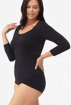 Dopasowana bluzka z rękawem 3/4 T-shirt Perfect