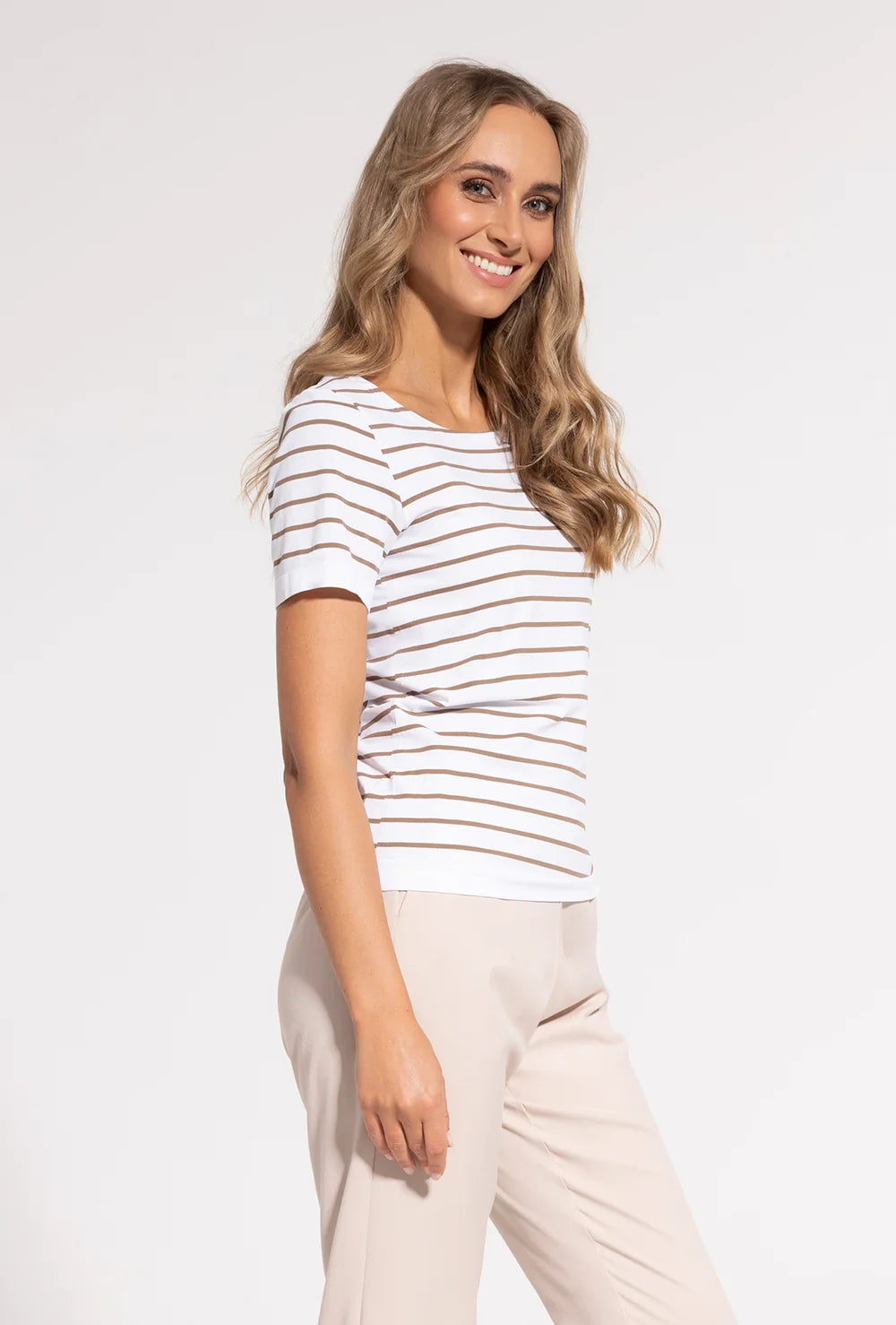 T-shirt w paski Adrienne - Gatta