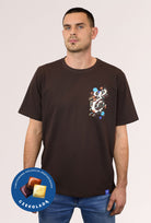 Czekoladowy t-shirt męski z limitowanej kolekcji – Gatta x Wedel
