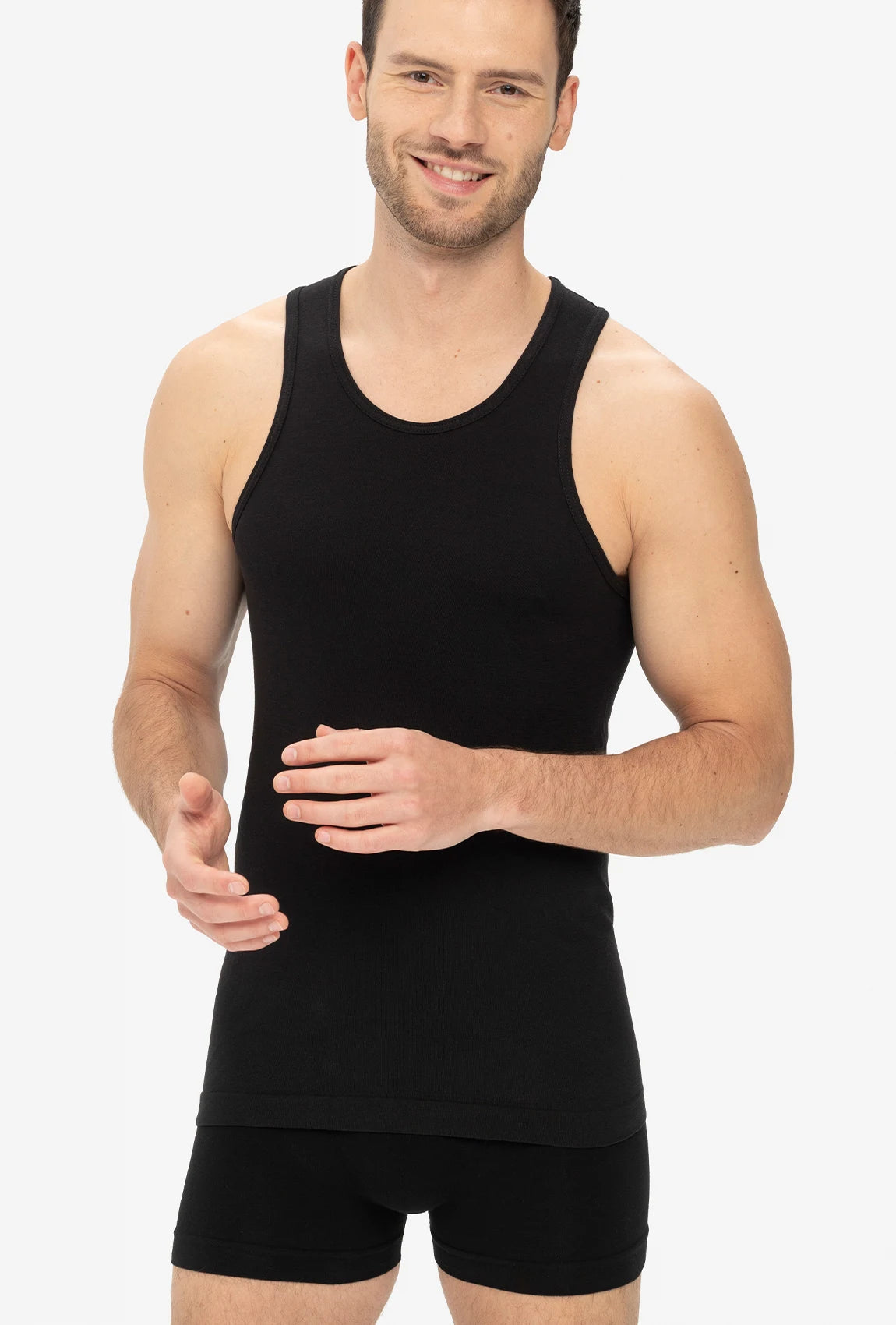 Bawełniana koszulka męska na ramiączkach Seamless Tank