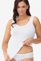 Bluzka bezszwowa z szerokimi ramiączkami Tank Top