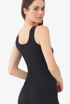 Bluzka bezszwowa z szerokimi ramiączkami Tank Top