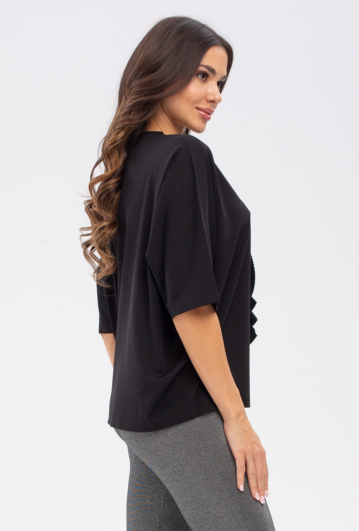 Bluzka z wiskozy Camellia - Gatta