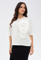 Bluzka z wiskozy Camellia