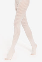 Kremowe rajstopy w prążek Tiffany 25