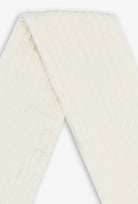 Kremowe rajstopy dziecięce w prążek Tiffany 02