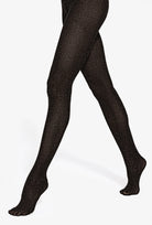 Czarne rajstopy z błyszczącą nitką Fantasia