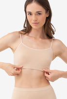 Top na cienkich ramiączkach