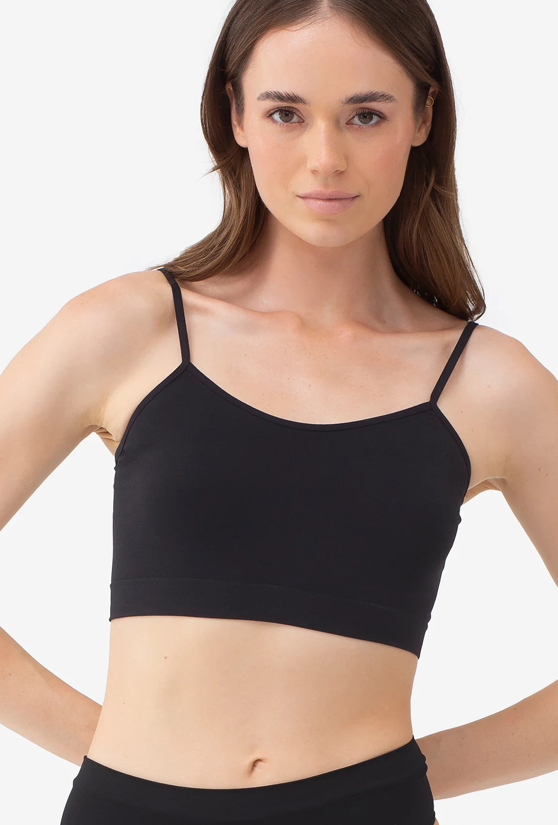 Top na cienkich ramiączkach