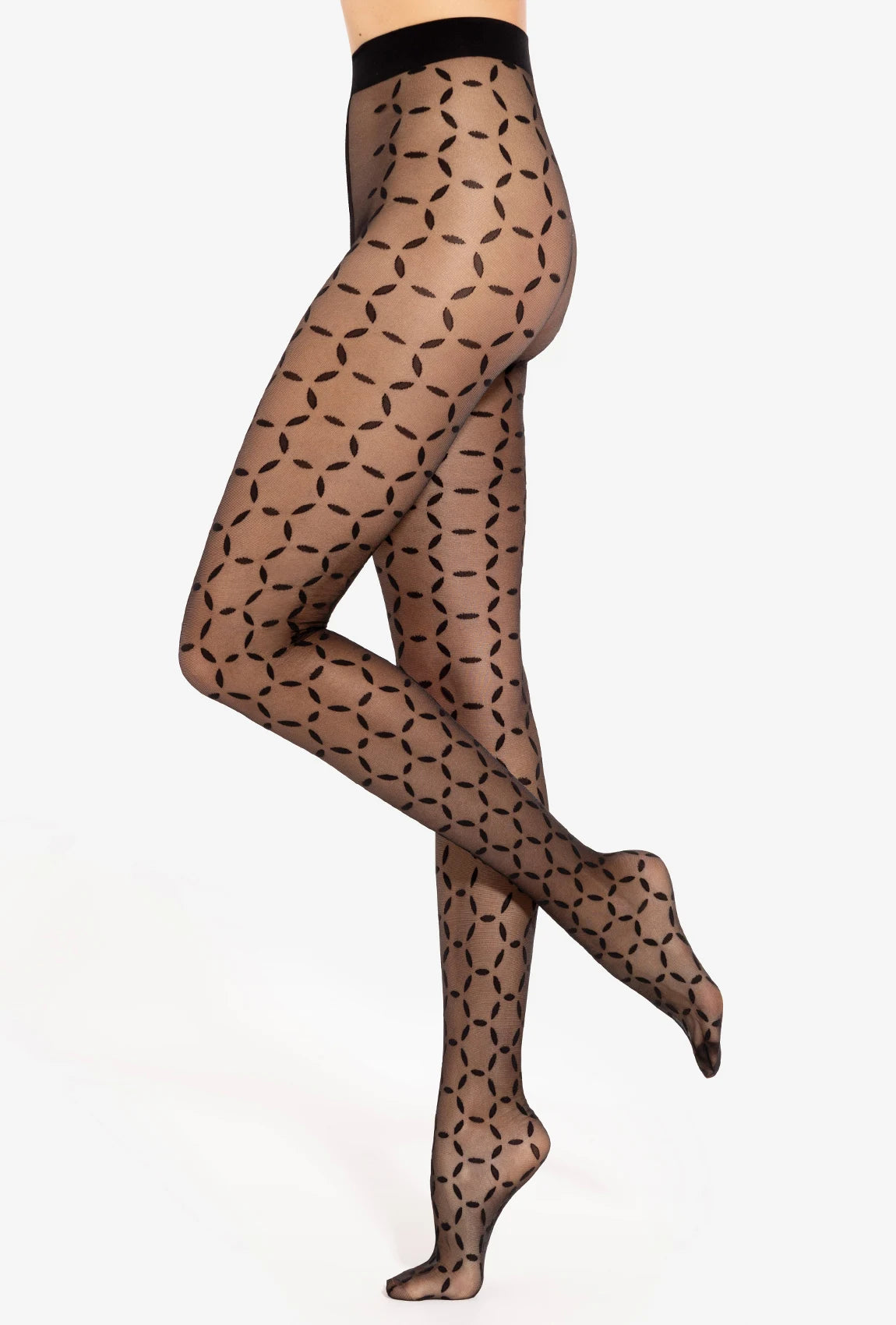 Rajstopy z geometrycznym wzorem Tracy 03 - Gatta