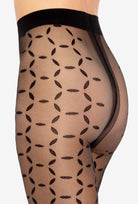 Rajstopy z geometrycznym wzorem Tracy 03