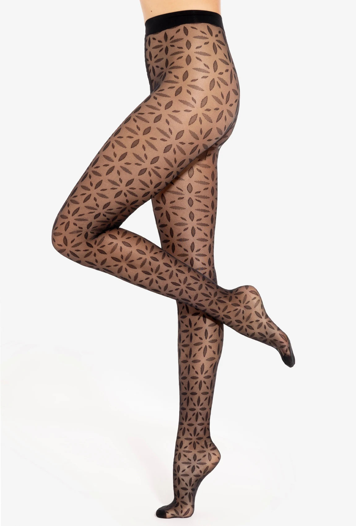 Rajstopy z geometrycznym wzorem Tracy 04 - Gatta