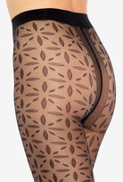 Rajstopy z geometrycznym wzorem Tracy 04