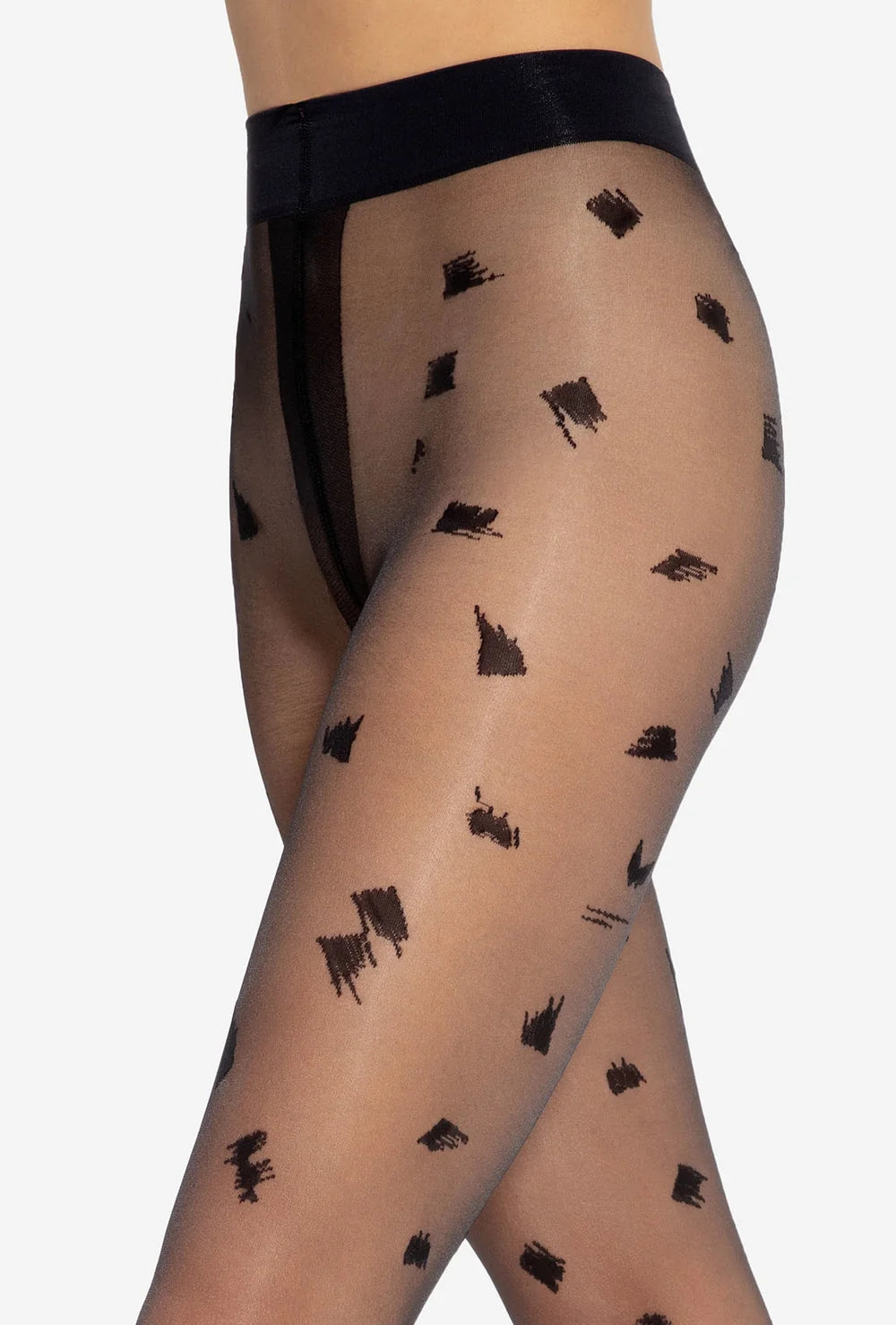 Transparentne rajstopy wzorzyste Arti wz. 04 - Gatta