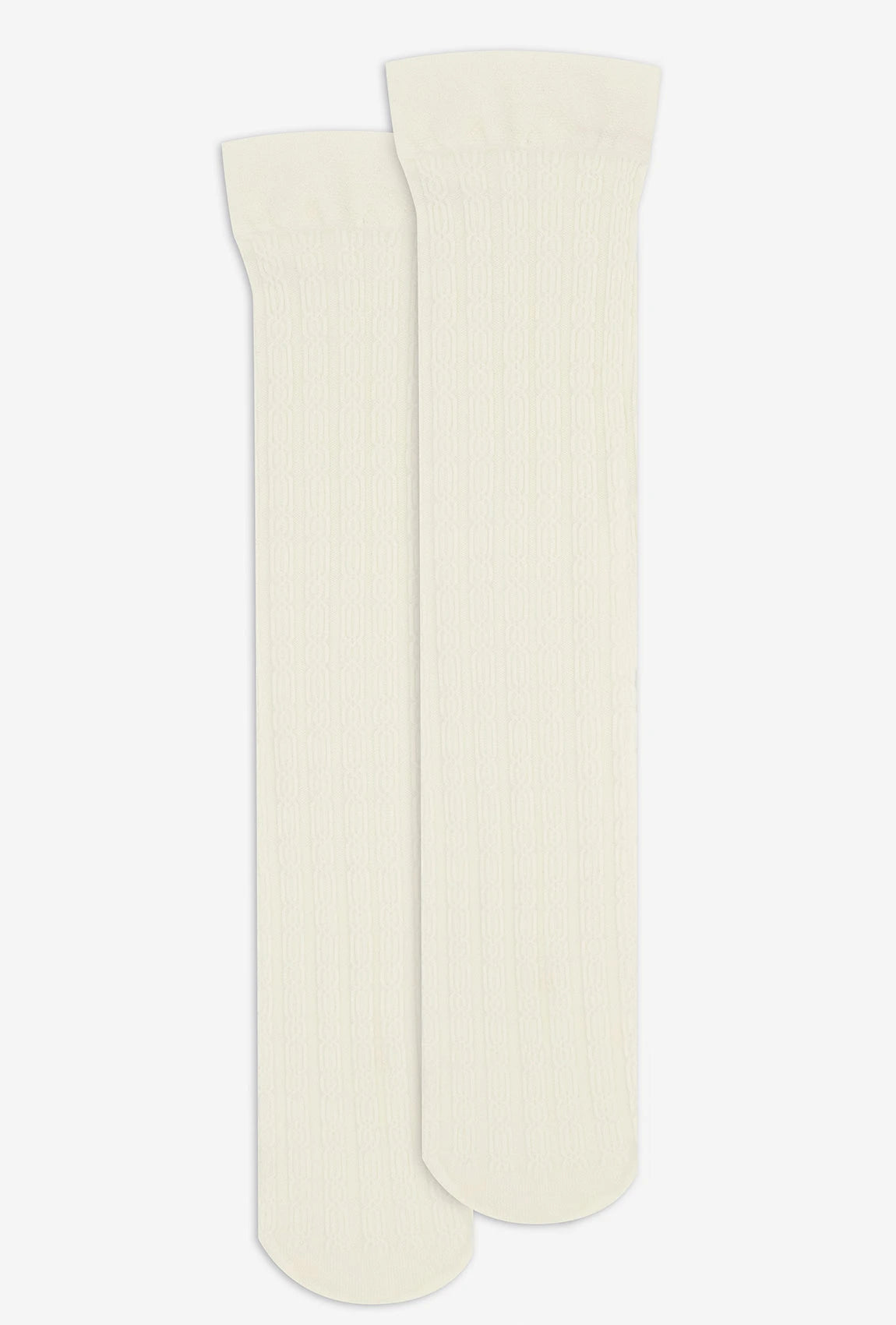 Kremowe podkolanówki dziecięce - Gatta