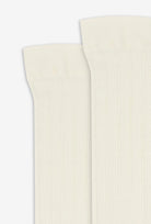 Kremowe podkolanówki dziecięce