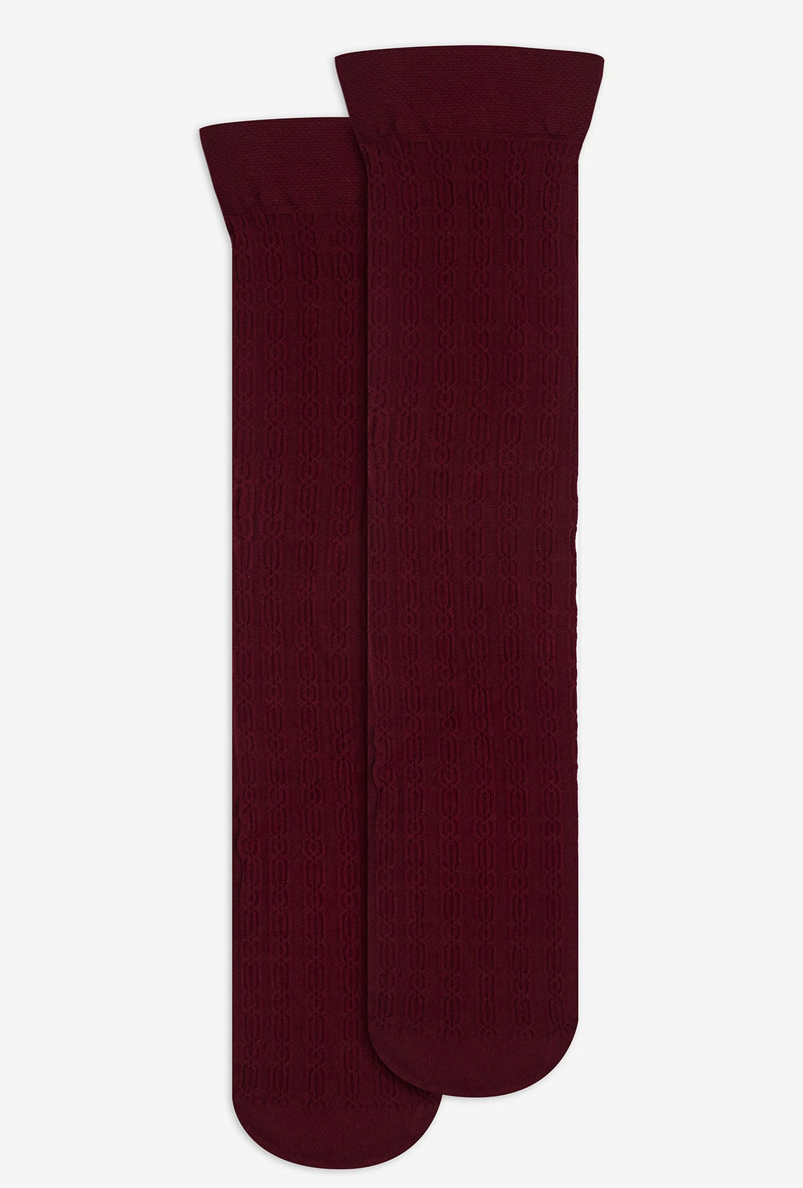 Bordowe podkolanówki dziecięce - Gatta