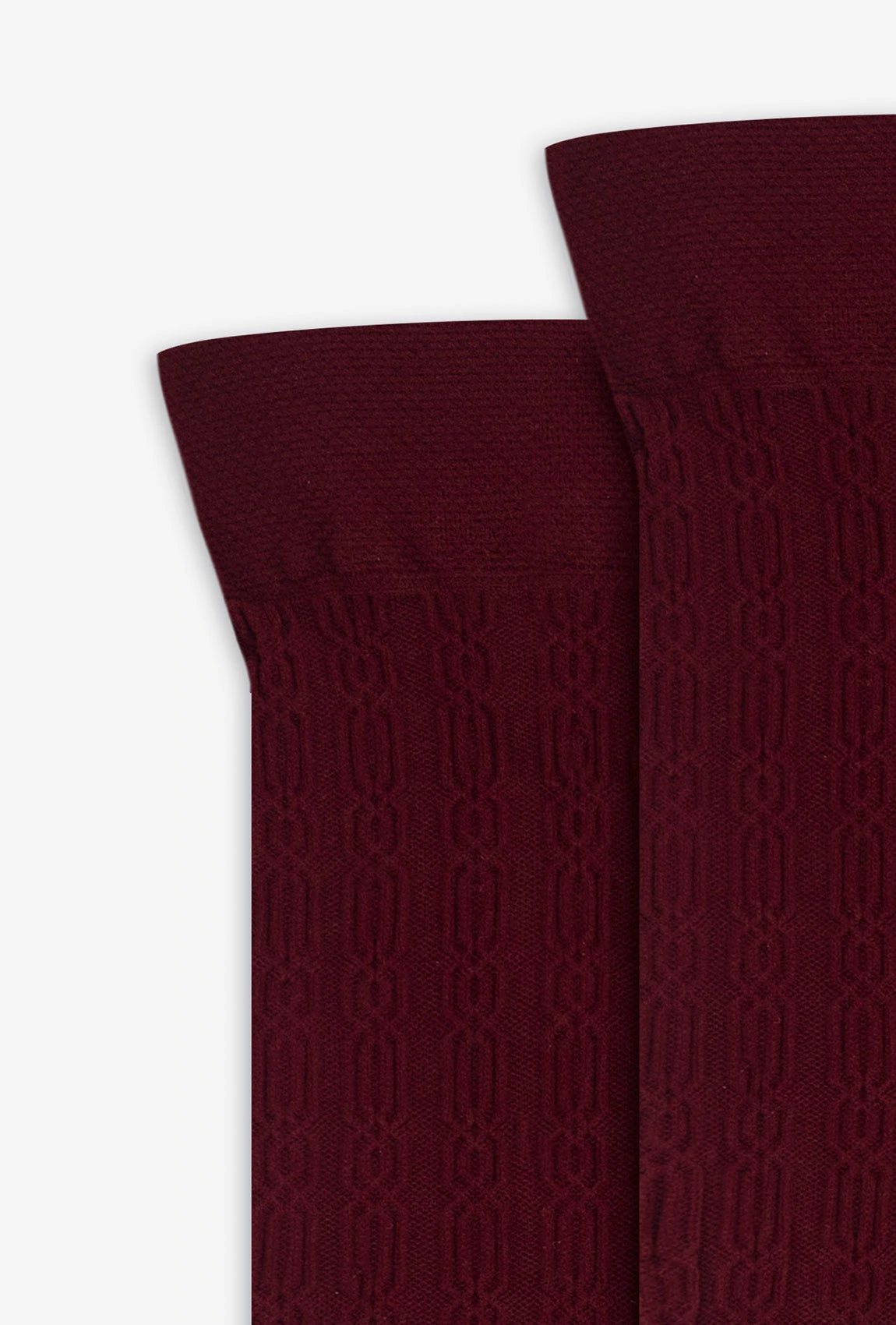 Bordowe podkolanówki dziecięce - Gatta