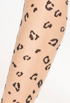 Beżowe rajstopy w cętki Wild Cat 05